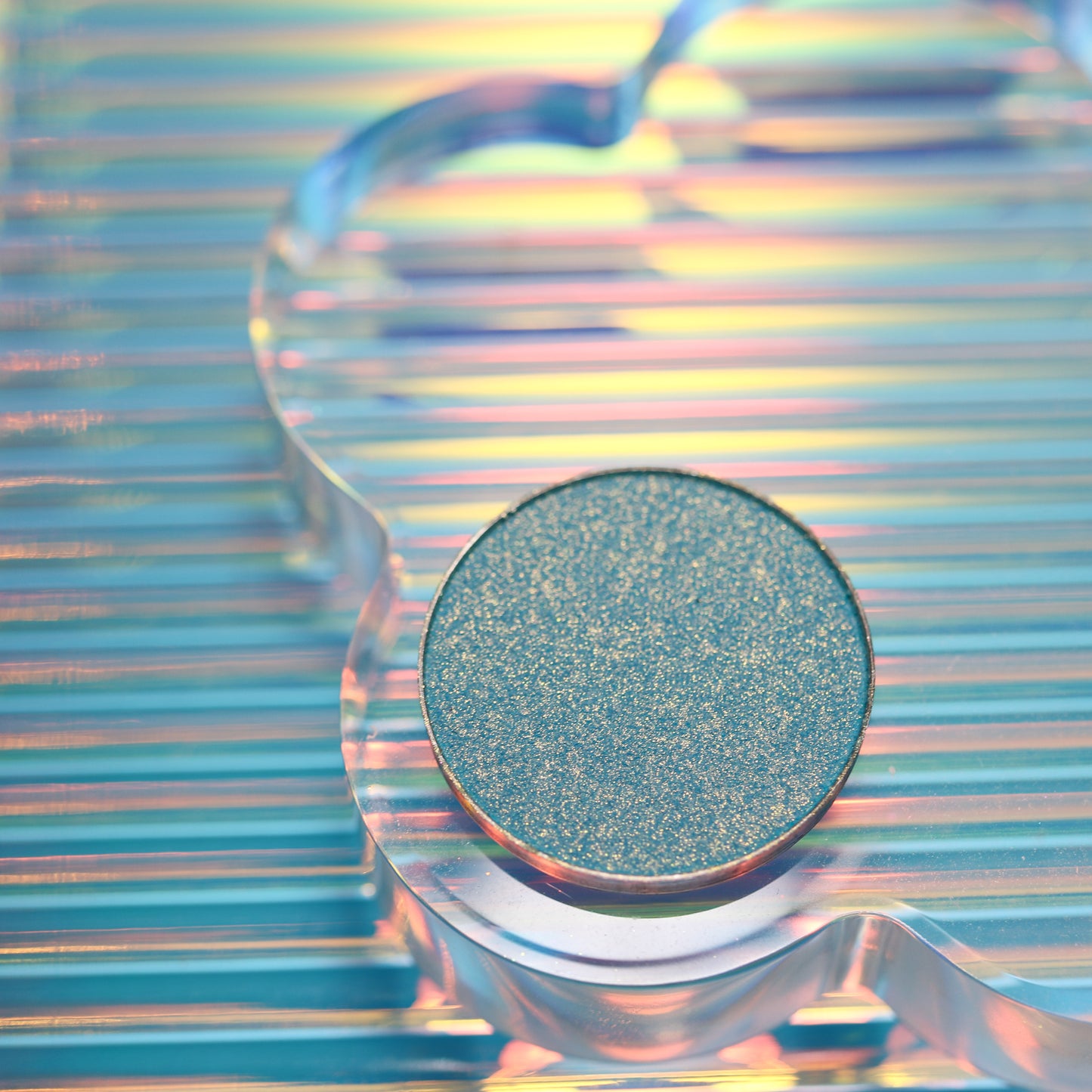 Naiad, light blue, sky blue, baby blue, blue eyeshadow, golden blue, duochrome, pearlescent, makeup, eyeshadow, indie beauty, affordable makeup
