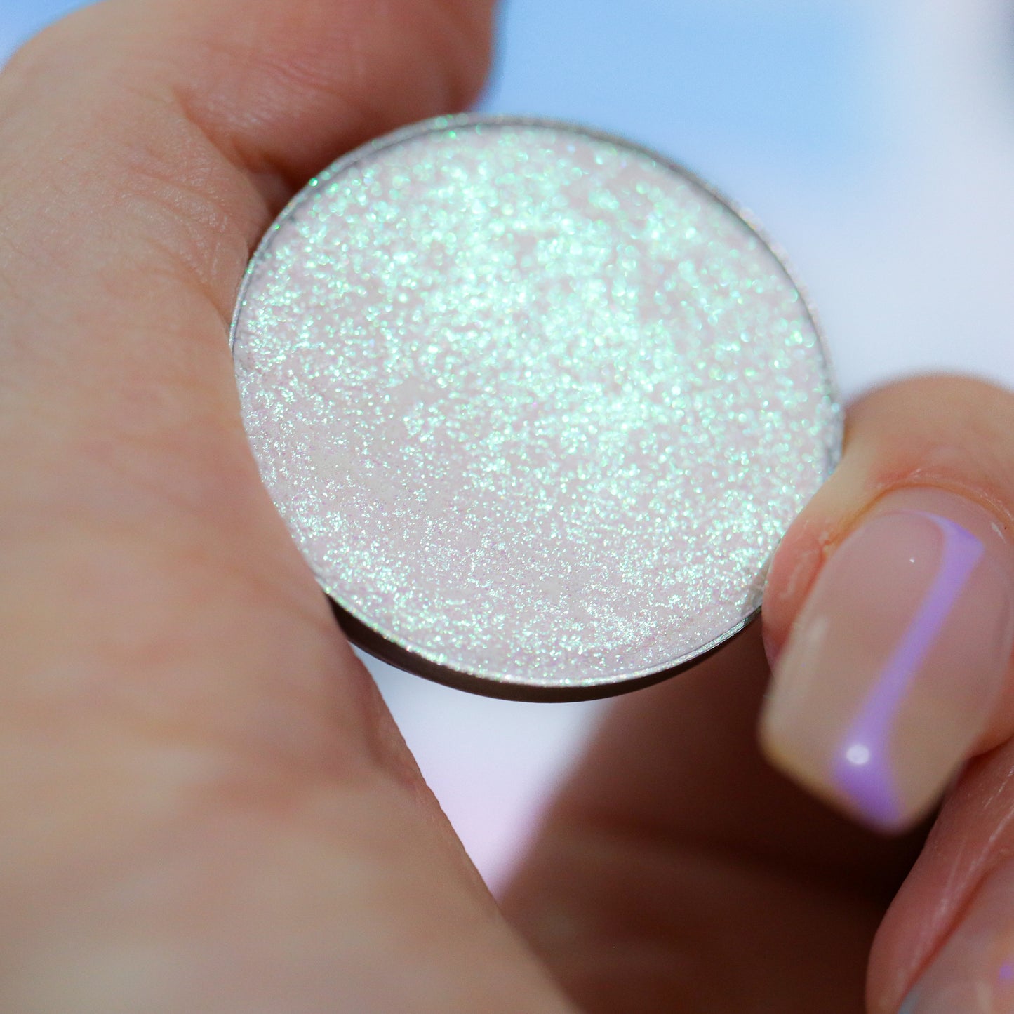 Moonstone, iridescent eyeshadow, highlight, multichrome eyeshadow, makeup, australia, indie makeup