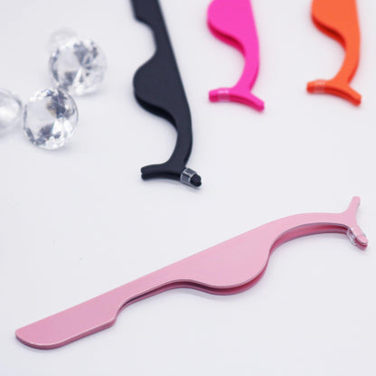 Eyelash tweezers pink, orange, black