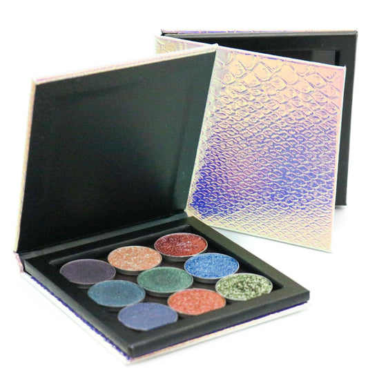 Magnetic empty eyeshadow palette,  duochrome, multichrome eyeshadow, Makeup aus, cheap makeup Australia, Australian cosmetic brands 