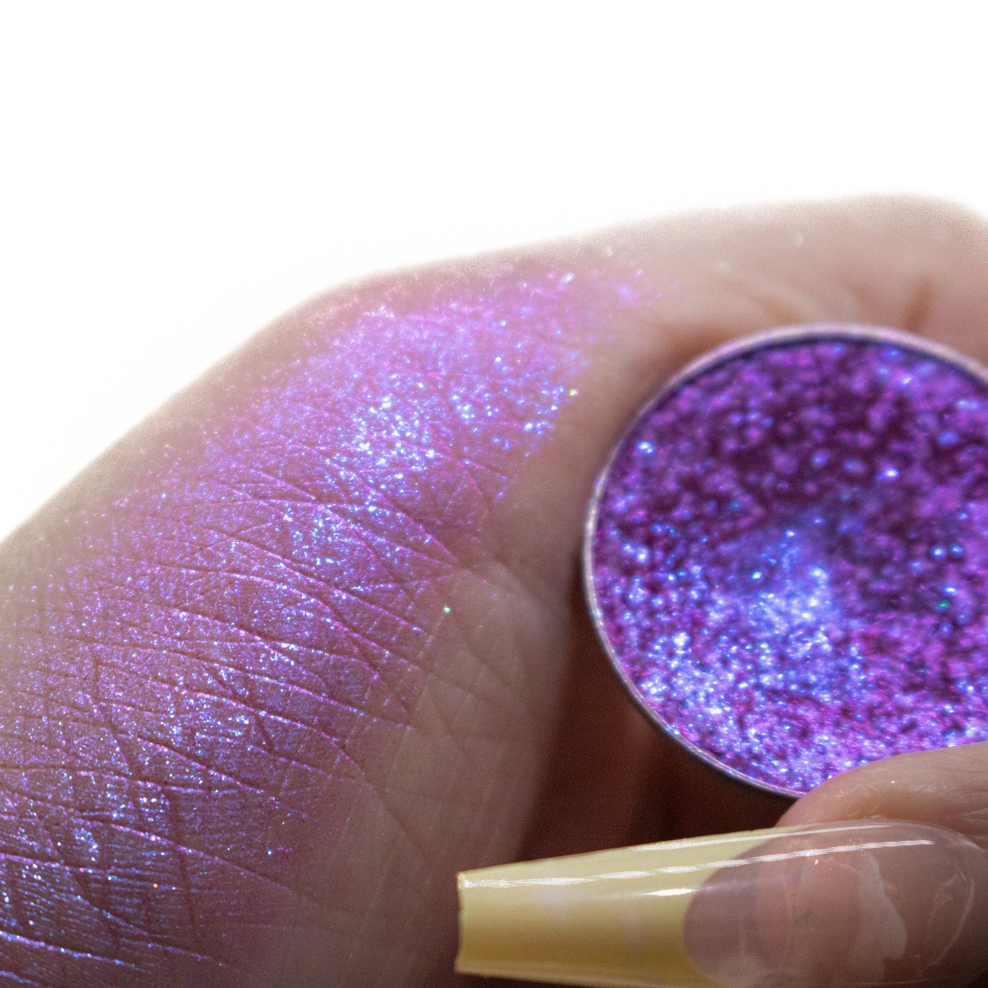 cislunar, glitter, micro glitter, purple, blue, pink, shimmer, eyeshadow, ethereal