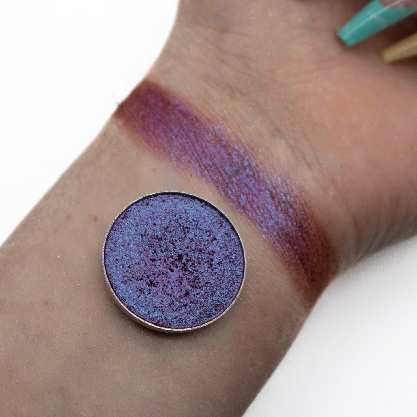 banshee, purple, pink, blue, eyeshadow, duochrome, metallic