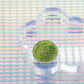 green eyeshadow, bright green, lime green, duochrome eyeshadow, metallic, foiled, australian eyeshadow, indie makeup